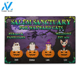 Personalized Gifts Decor For Cat Lovers, Salem Sanctuary For Wayward Cats, Ferals & Familiars - Custom Welcome Doormat