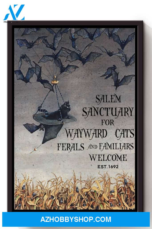 Salem Sanctuary Poster Halloween Canvas And Poster, Wall Decor Visual Art