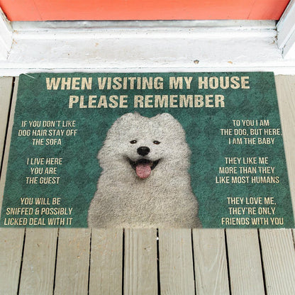 Samoyed's Rules Doormat