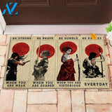 Samurai Doormat Full Printing | Welcome Mat | House Warming Gift