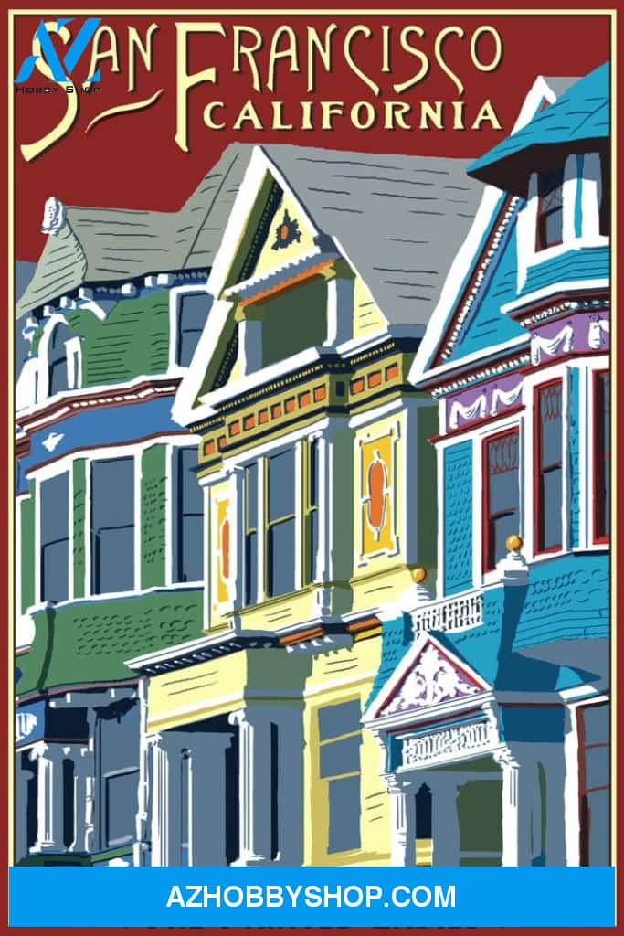 San Francisco California Painted Ladies