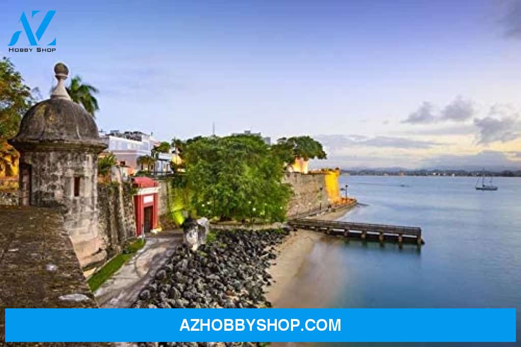 San Juan Puerto Rico - Coastline With Old Buildings