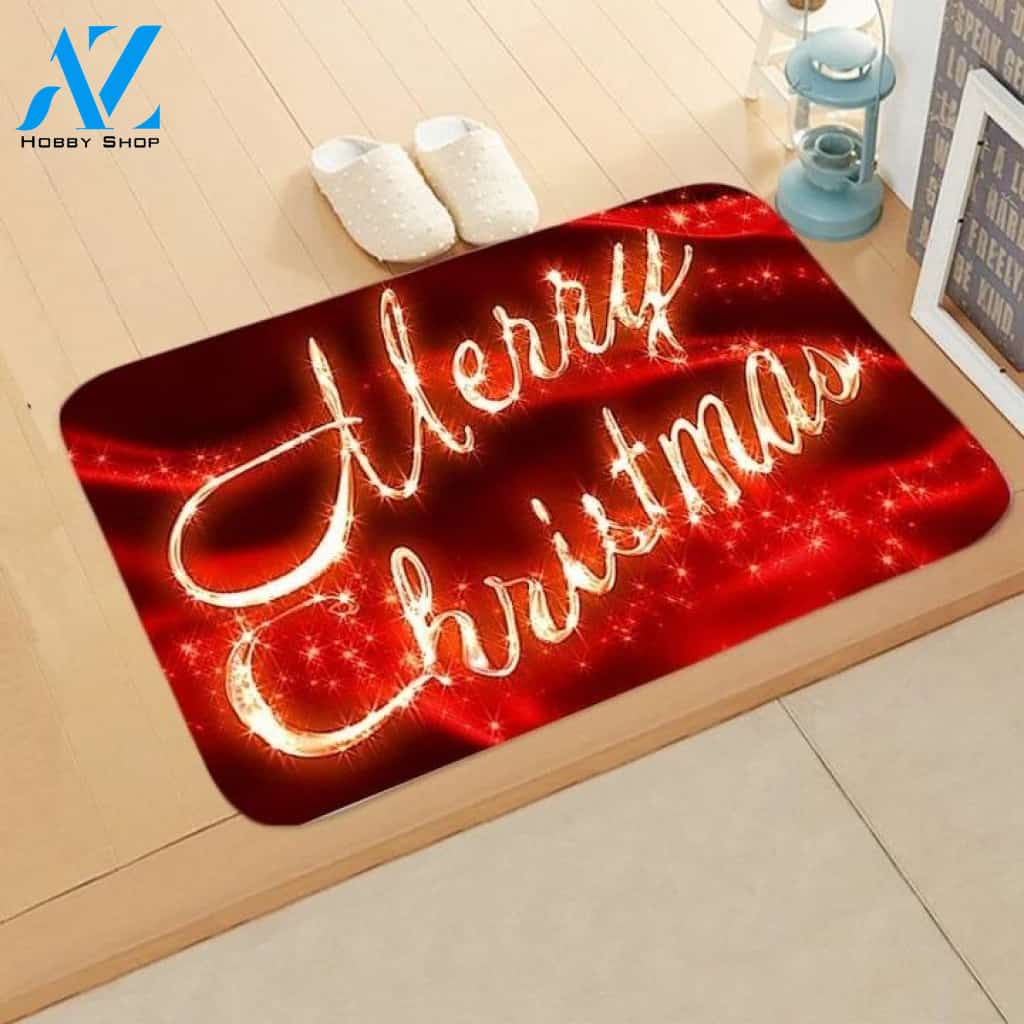 Santa Christmas DoorMat | Felt And Rubber | 40x60 cm | 45x75 cm | 60x90 cm | Colorful | DO1498