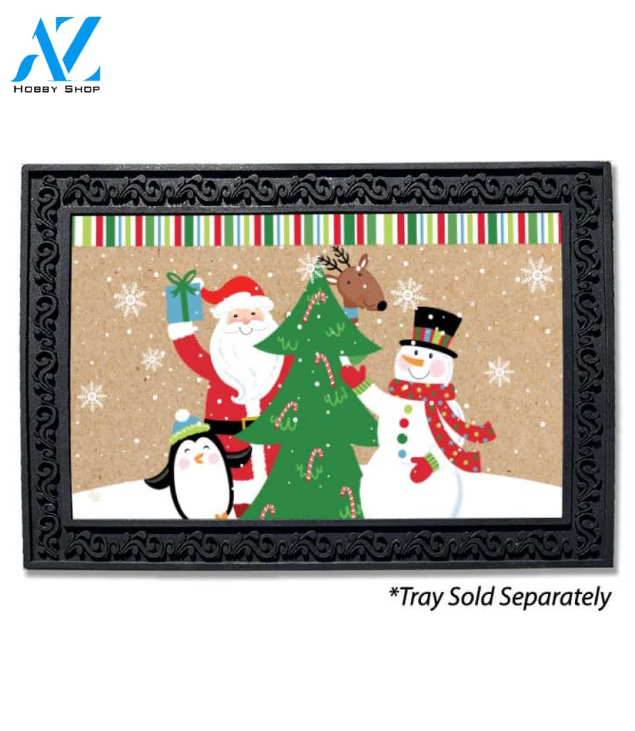 Santa & Friends Doormat - 18" x 30"