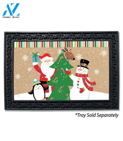 Santa & Friends Doormat - 18" x 30"