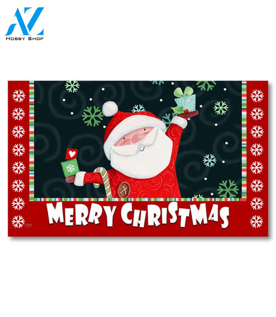 Santa Gifts Doormat - 18" x 30"