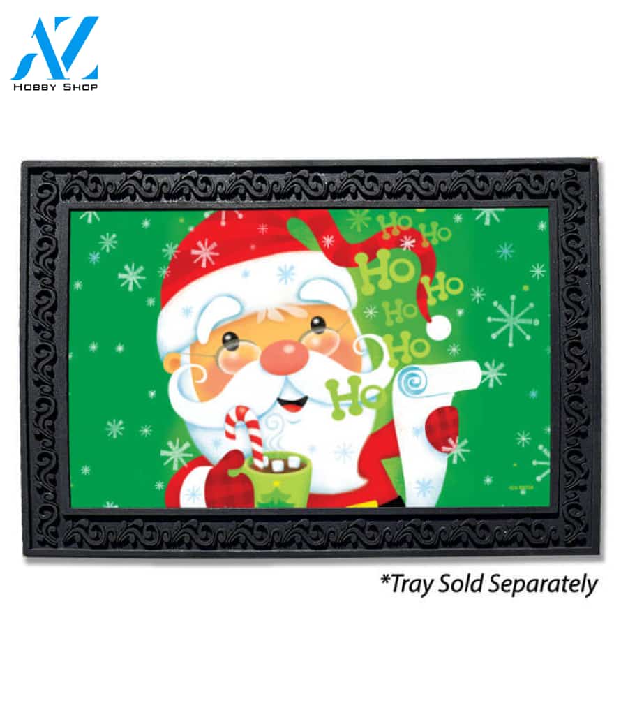 Santa Hot Cocoa Doormat - 18" x 30"