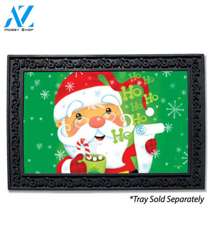 Santa Hot Cocoa Doormat - 18" x 30"