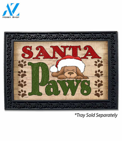 Santa Paws Doormat - 18" x 30"