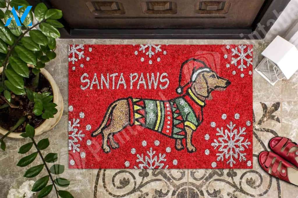 Santa Paws CLA1710118D Doormat