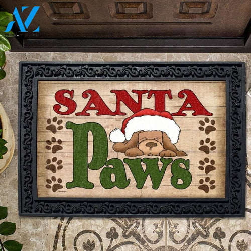 Santa Paws Doormat - 18" x 30"