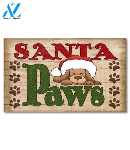 Santa Paws Doormat - 18" x 30"