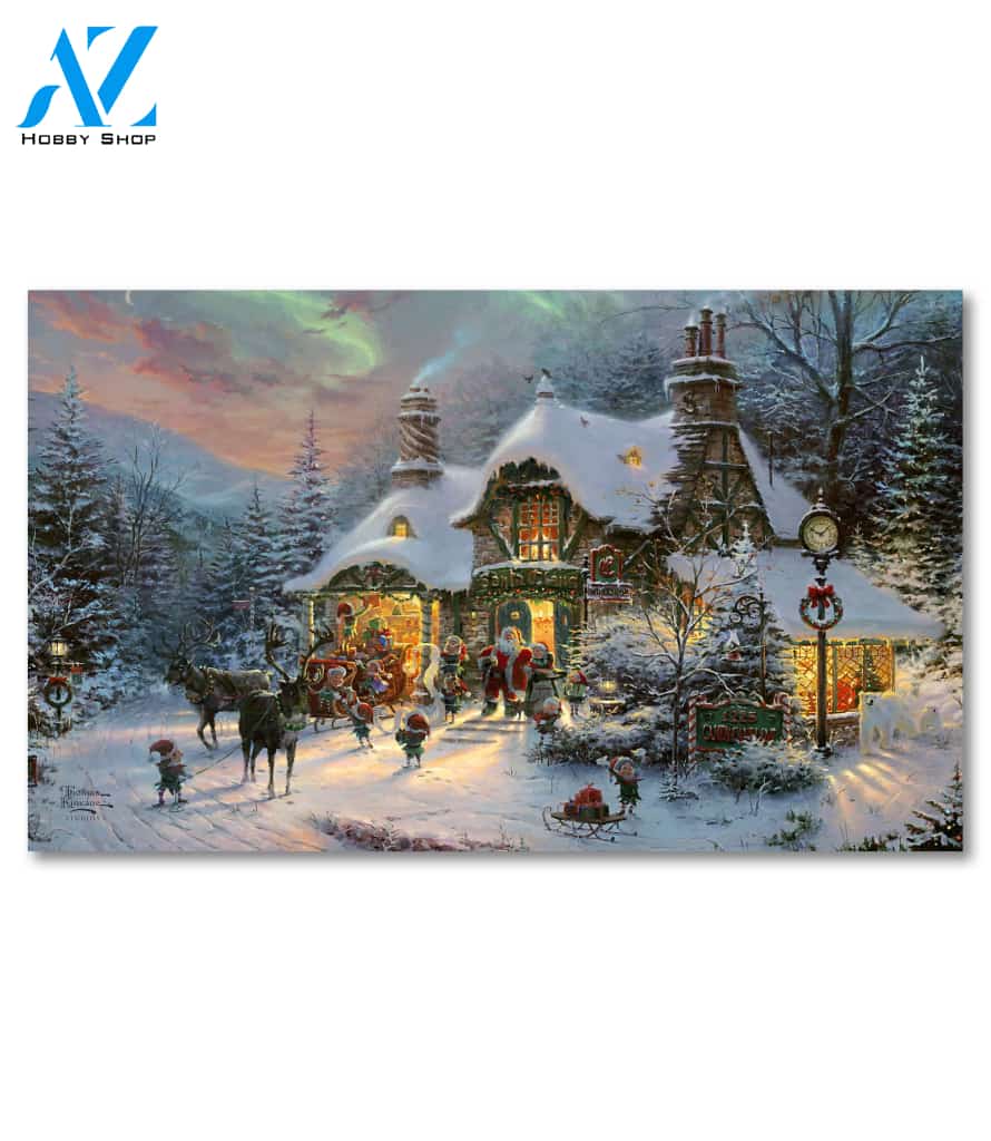 Santa's Night Before Christmas Doormat - 18" x 30"