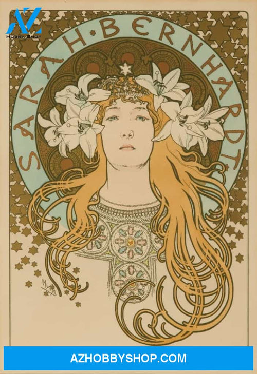 Sarah Bernhardt La Plume Vintage Poster France C. 1896