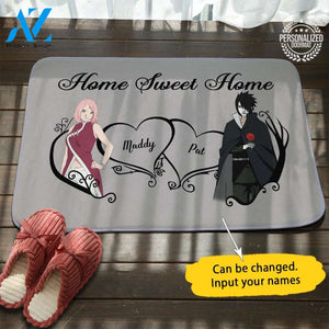 Sasuke x Sakura Home Sweet Home Doormat