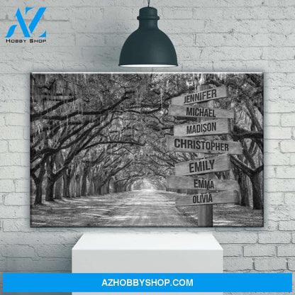 Savannah Road Multi-Names Premium Canvas