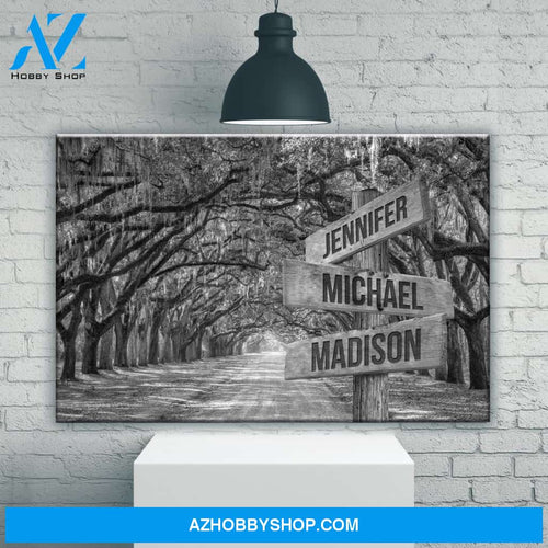 Savannah Road Multi-Names Premium Canvas
