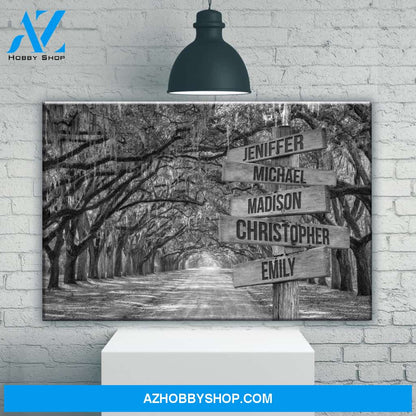 Savannah Road Multi-Names Premium Canvas