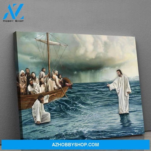 Save Me Hand Of God - Matte Canvas, gift for you, gift for her, gift for him, for christian