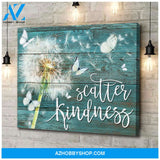 Zalooo Scatter Kindness Dandelion Butterfly Wall Art Canvas