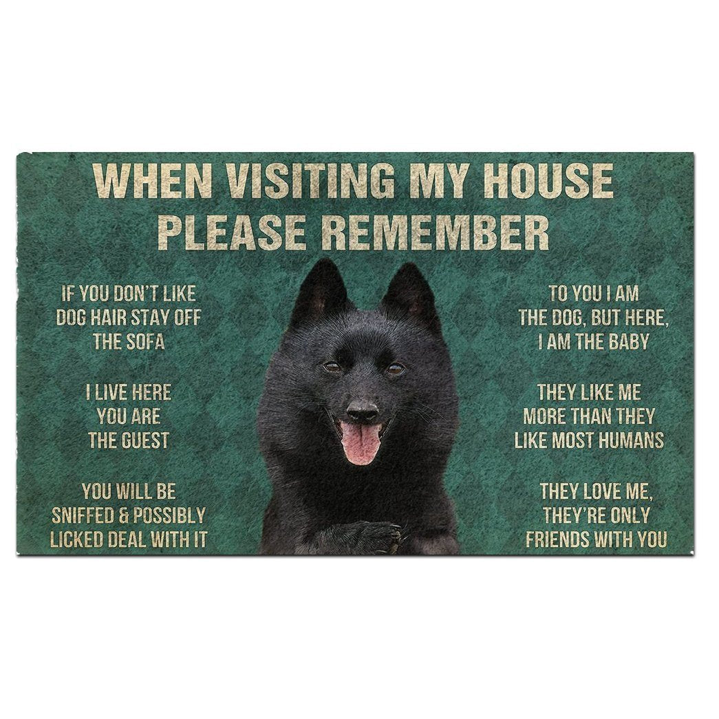 Schipperke's Rules Doormat
