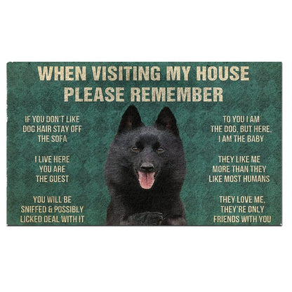 Schipperke's Rules Doormat