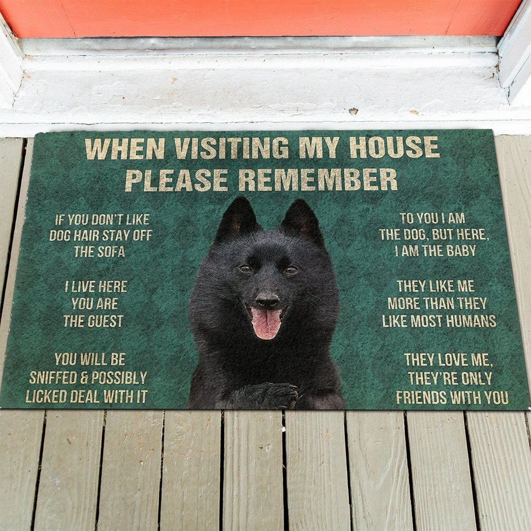 Schipperke's Rules Doormat
