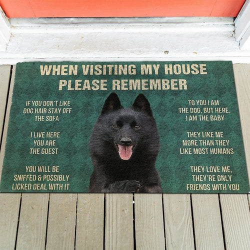 Schipperke's Rules Doormat