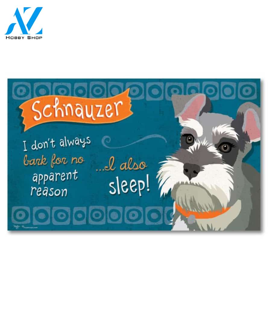 Schnauzer Doormat - 18" x 30"