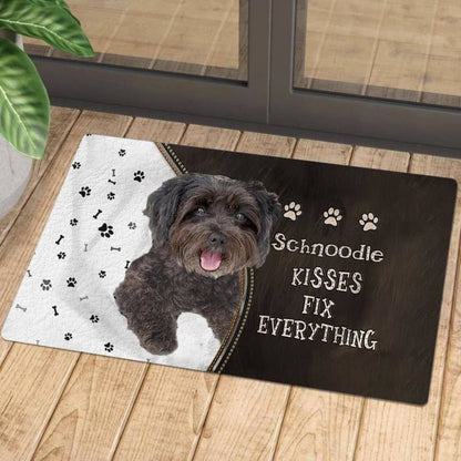 Schnoodle Kisses Fix Everything Doormat
