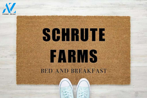 Schrute Farms Bed And Breakfast Doormat I The Office I Housewarming Gift I Christmas Gift I Wedding Gift