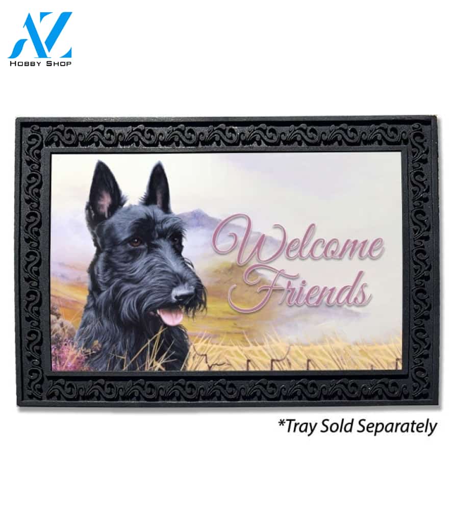 Scottish Terrier Field Doormat - 18" x 30"