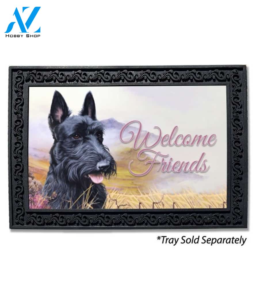Scottish Terrier Field Doormat - 18" x 30"
