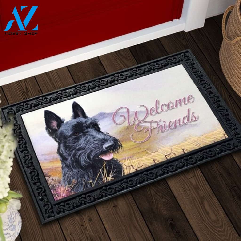 Scottish Terrier Field Doormat - 18" x 30"