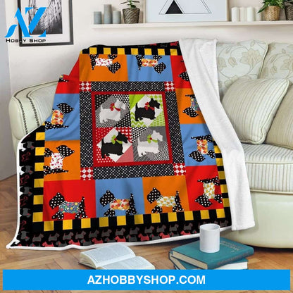 Scottish Terrier Lover Fleece Blanket