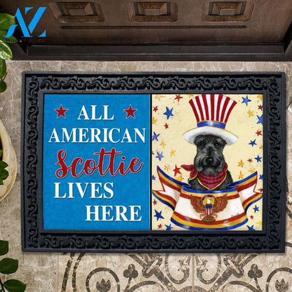 Scottish Terrier USA Doormat - 18" x 30"