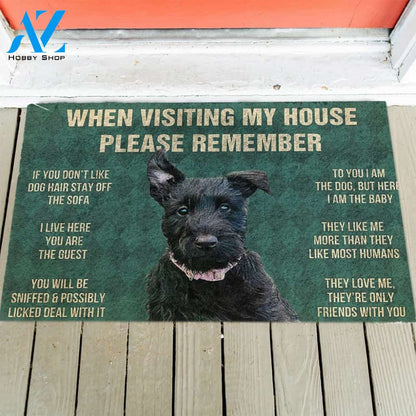 Scottish Terrier's Rules Doormat