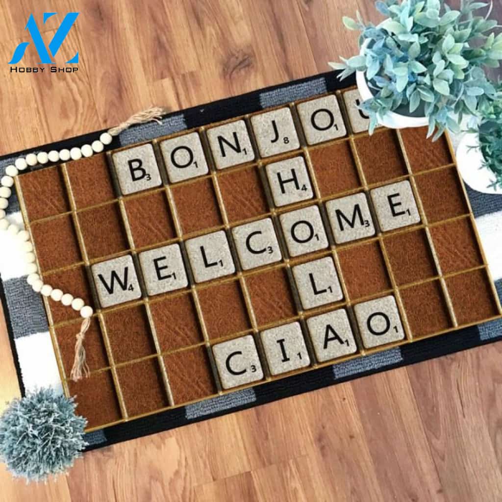 Scrabble welcome Doormat | Welcome Mat | House Warming Gift
