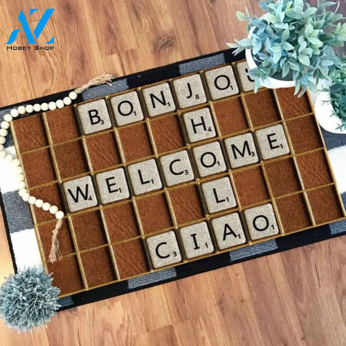 Scrabble welcome Doormat | Welcome Mat | House Warming Gift