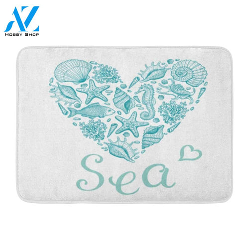 Sea Doormat Welcome Mat Housewarming Gift Home Decor Funny Doormat Gift For Beach Lovers Gift For Friend Birthday Gift