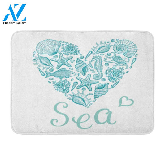 Sea Doormat Welcome Mat Housewarming Gift Home Decor Funny Doormat Gift For Beach Lovers Gift For Friend Birthday Gift