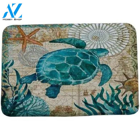 Sea Turtle Door Mat
