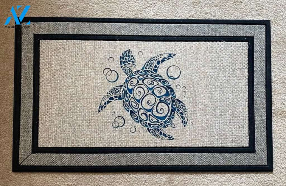 Sea Turtle doormat, Coastal doormat, Beach House doormat, Housewarming