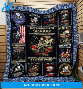 Seabee Veteran Fleece Blanket