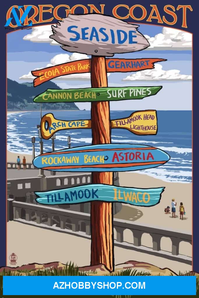 Seaside Oregon Destinations Sign