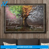 Seasons Of Love - Personalized Custom Name Canvas