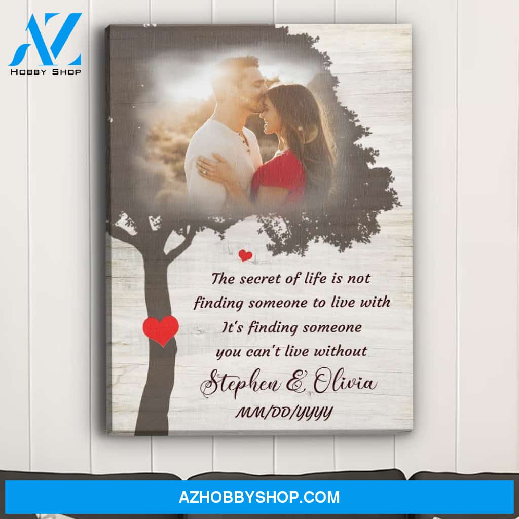 Secret Of Life - Personalized Custom Photo Canvas