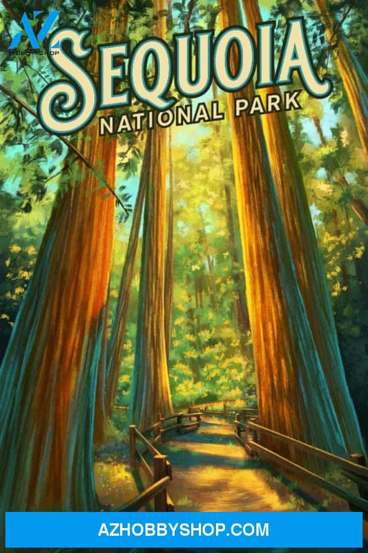 Sequoia National Park California Oil Painting