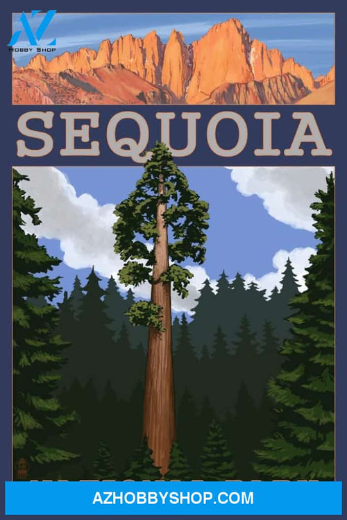 Sequoia National Park California Sequoia Tree And Palisades