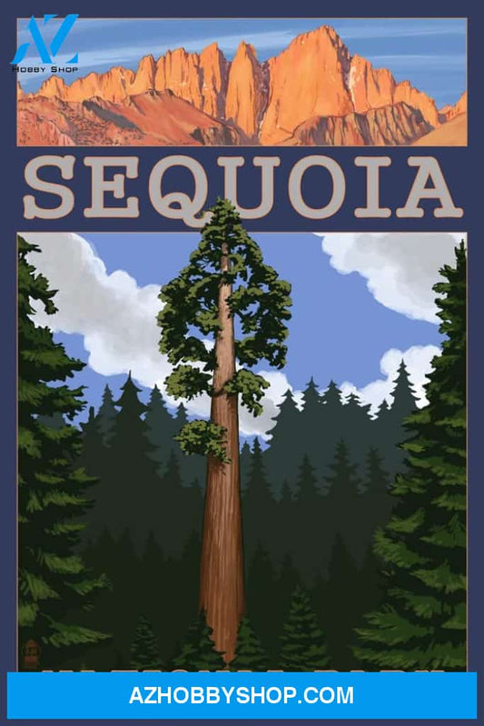 Sequoia National Park California Sequoia Tree And Palisades